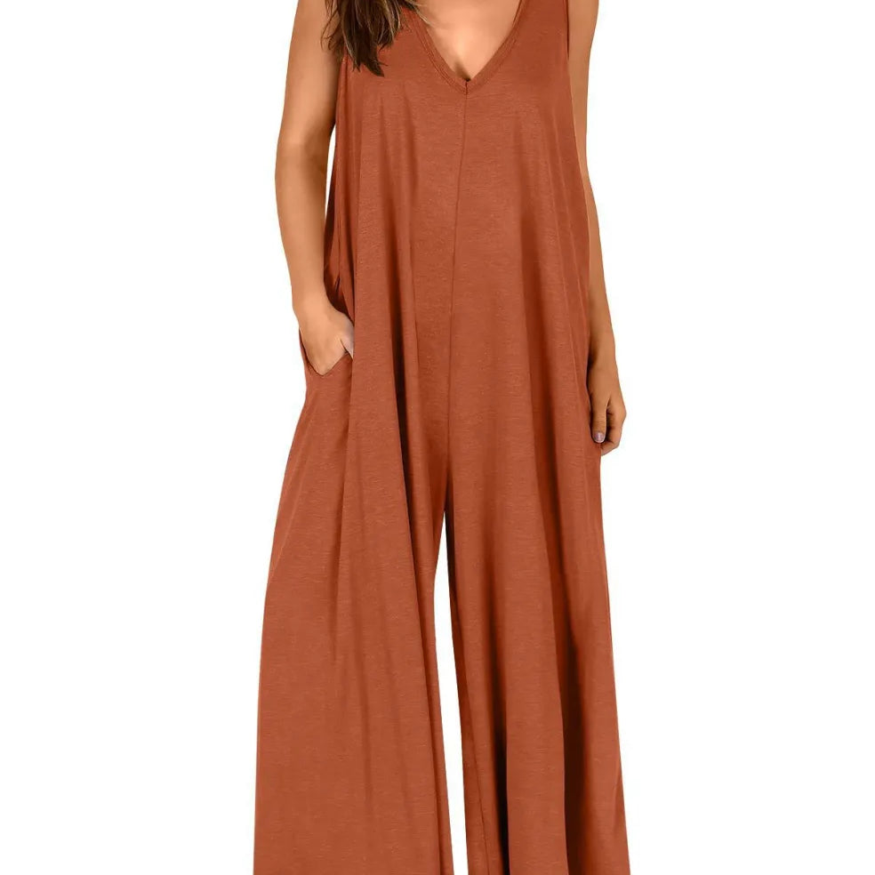 Nella™ Macacão Comfy com Decote em V