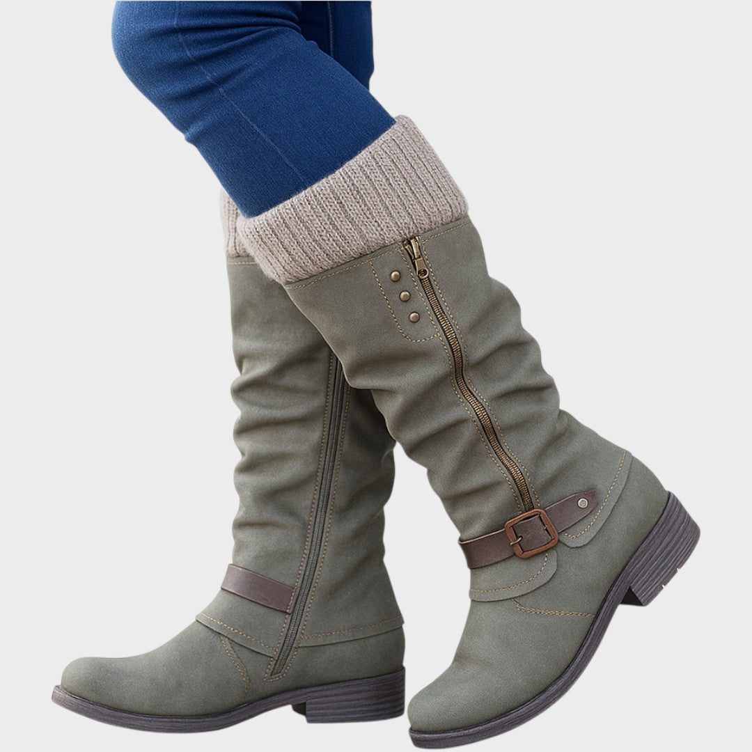 Glória - Botas Conforto de Cano Alto