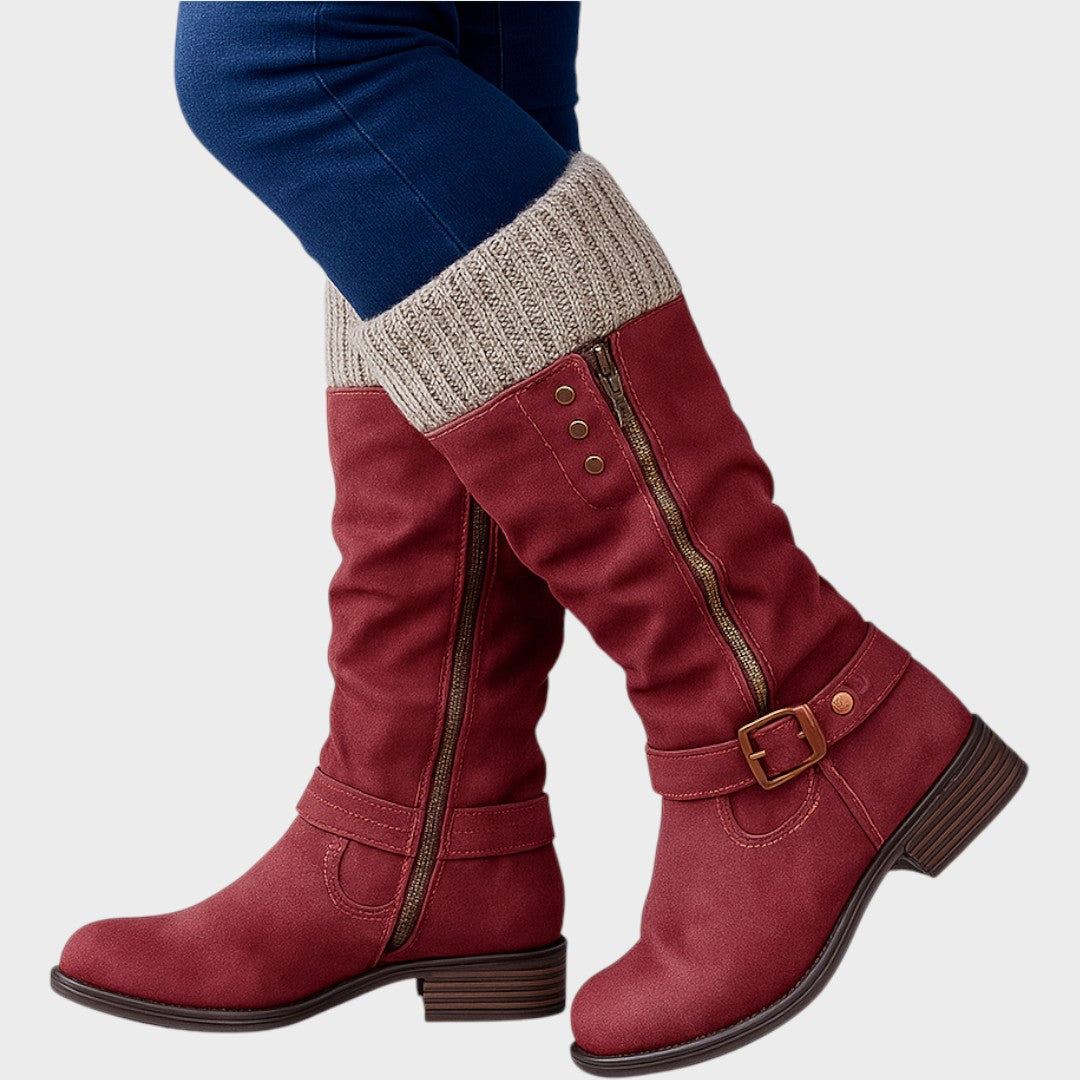 Glória - Botas Conforto de Cano Alto