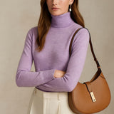 Amara - Pullover de Gola Alta Luxuoso