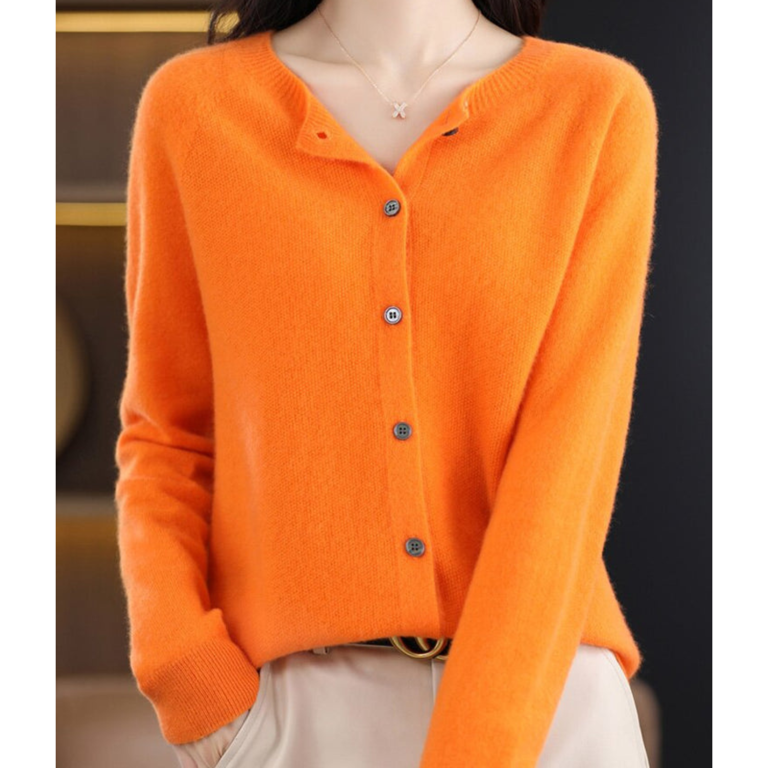 Anna - Pullover de Lã Elegante