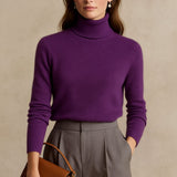 Amara - Pullover de Gola Alta Luxuoso