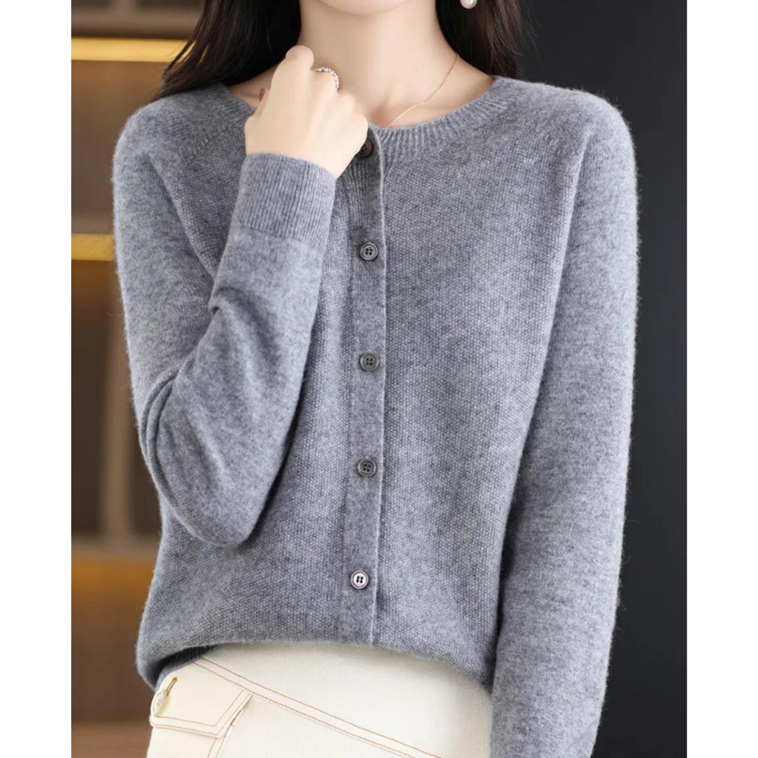 Anna - Pullover de Lã Elegante