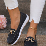 Ellie - Mocassins planos com fivela