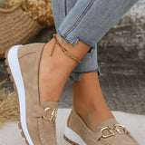 Ellie - Mocassins planos com fivela