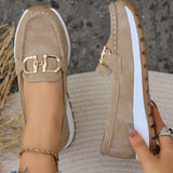 Ellie - Mocassins planos com fivela