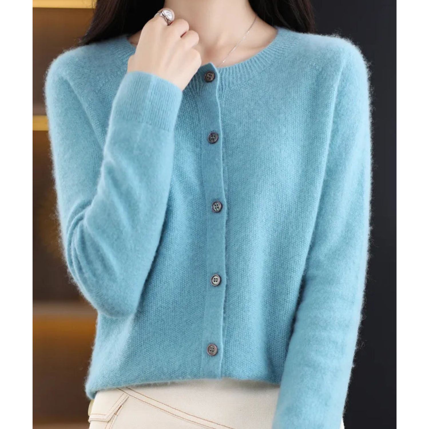 Anna - Pullover de Lã Elegante