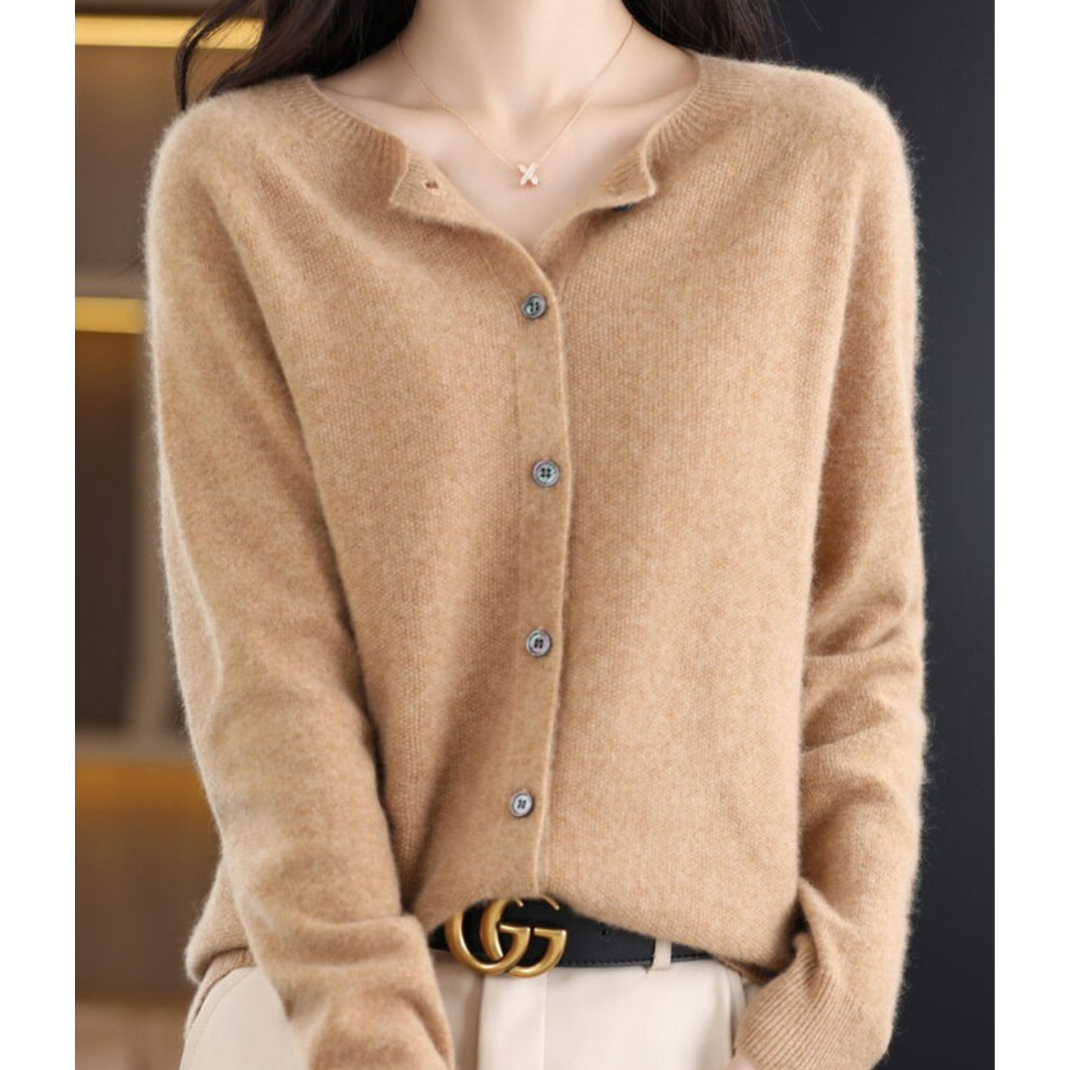 Anna - Pullover de Lã Elegante