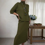 Delyssa™ Conjunto Elegante de 2 Peças