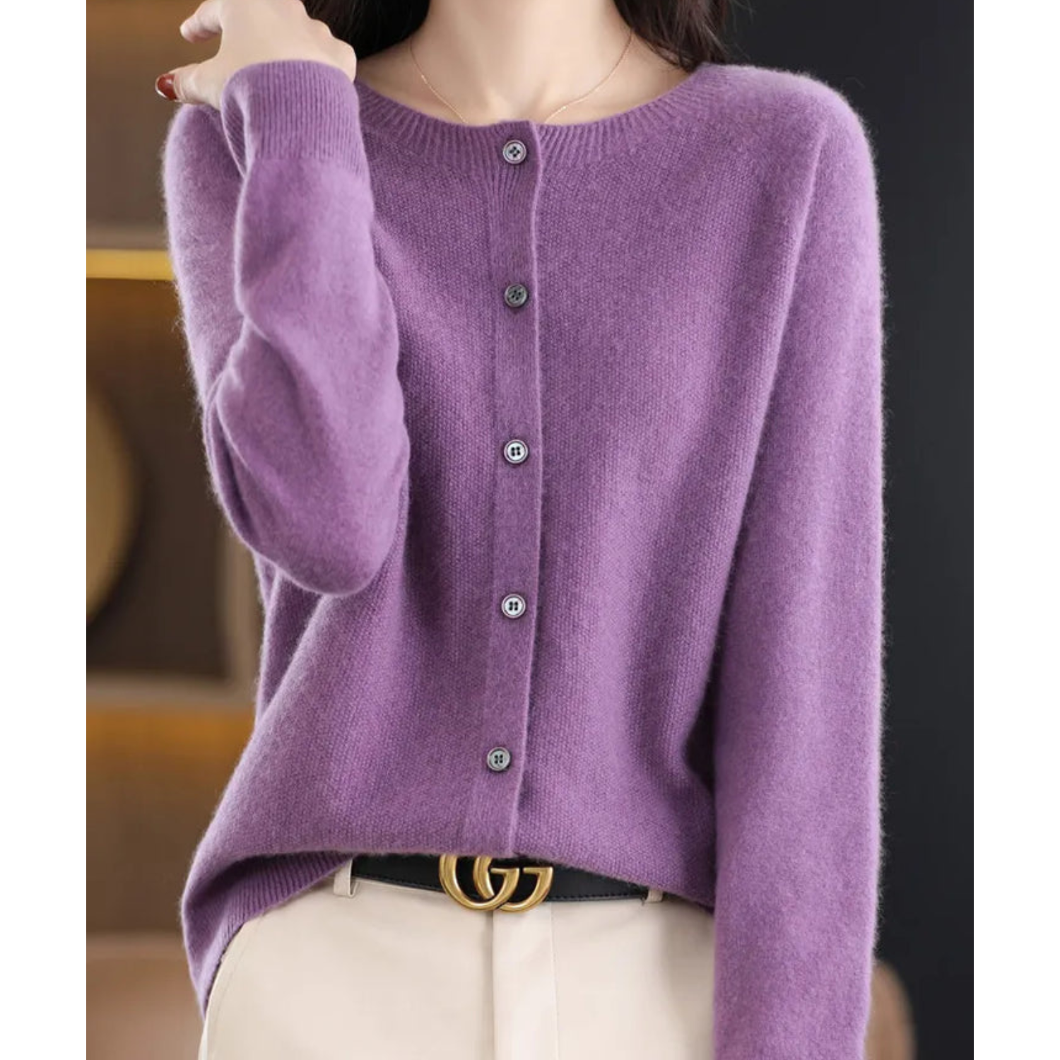 Anna - Pullover de Lã Elegante