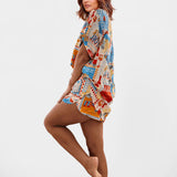 CONJUNTO CAMISA OVERSIZE E CALÇÕES ESTAMPADOS