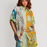 CONJUNTO DE CAMISA ESTAMPADO OVERSIZE