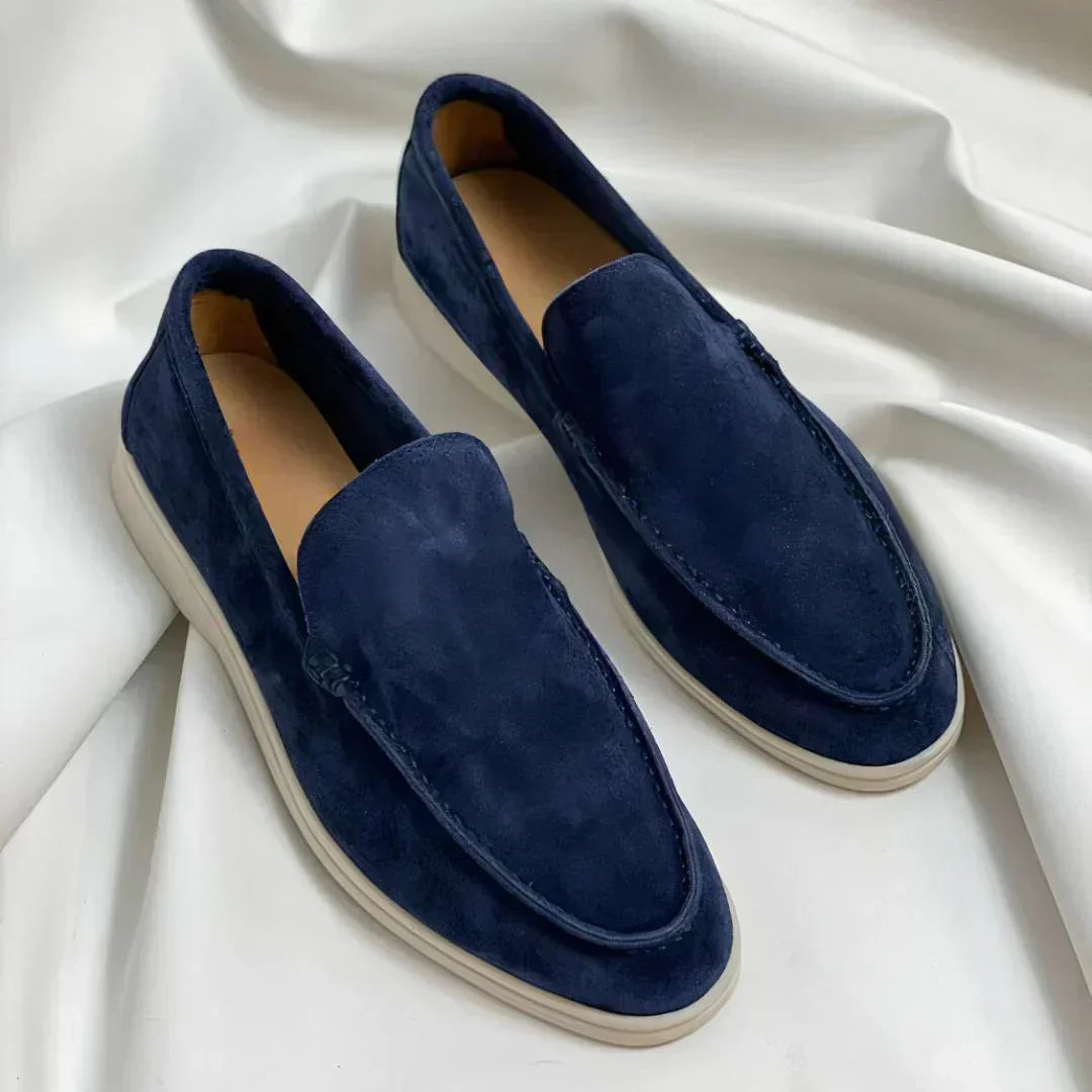 Luigi | Mocassins elegantes em camurça