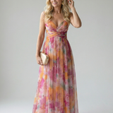 Violet & Grace™ | Vestido Maxi Envolvente Suave