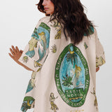 CONJUNTO DE CAMISA ESTAMPADA SEREIA