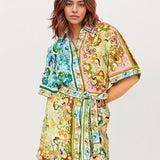 VESTIDO-CAMISEIRO ESTAMPADO COM CINTO