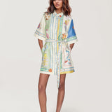VESTIDO CAMISEIRO ESTAMPADO VINTAGE