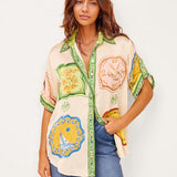 CONJUNTO DE DUAS PEÇAS COM ESTAMPADO