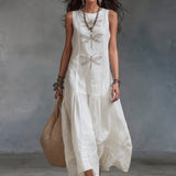 Genebra - Vestido Maxi Sem Mangas