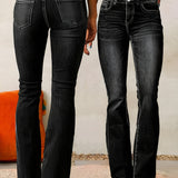 Alana - Jeans Évasés Confortáveis