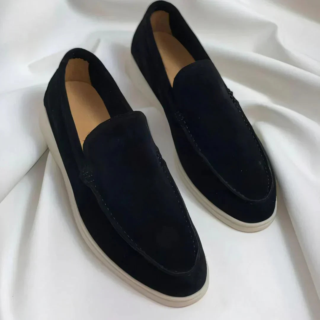 Luigi | Mocassins elegantes em camurça