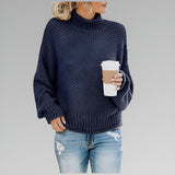 Amy - Pullover de Gola Alta Contemporâneo e Quente