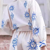 CONJUNTO DE CAMISA ESTAMPADO RELAX FIT