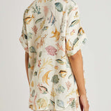CONJUNTO CAMISEIRO ESTAMPADO MARINHO