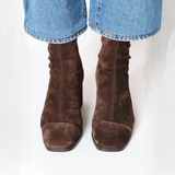 Isaline | Botins Elegantes com Salto Bloco