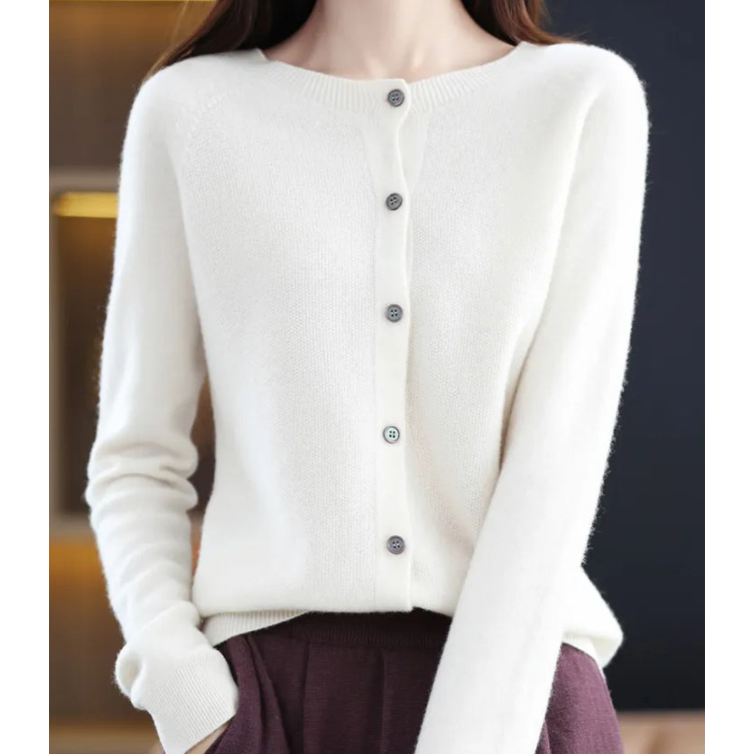 Anna - Pullover de Lã Elegante