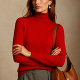 Amara - Pullover de Gola Alta Luxuoso