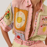 CONJUNTO DE CAMISA E CALÇÕES COM CINTO
