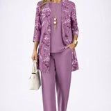 Lyneth™ Conjunto Elegante de Três Peças