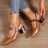 Claudette™ – Pumps elegantes e confortáveis com tiras