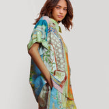 CONJUNTO DE CAMISA ESTAMPADO OVERSIZE