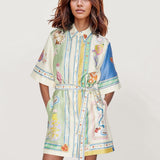 VESTIDO CAMISEIRO ESTAMPADO VINTAGE