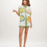 CONJUNTO DE DUAS PEÇAS COM ESTAMPADO