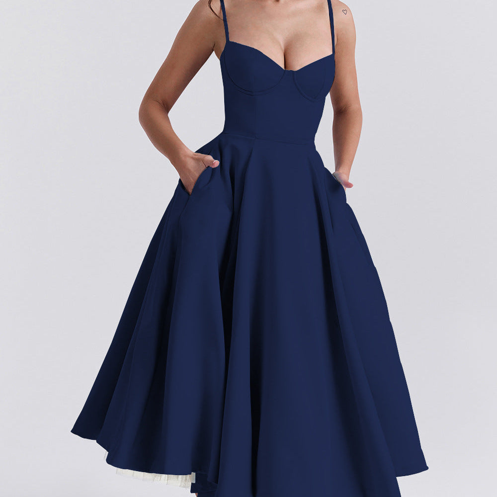 YLIANA | Vestido Midi de Verão Romântico