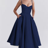 YLIANA | Vestido Midi de Verão Romântico