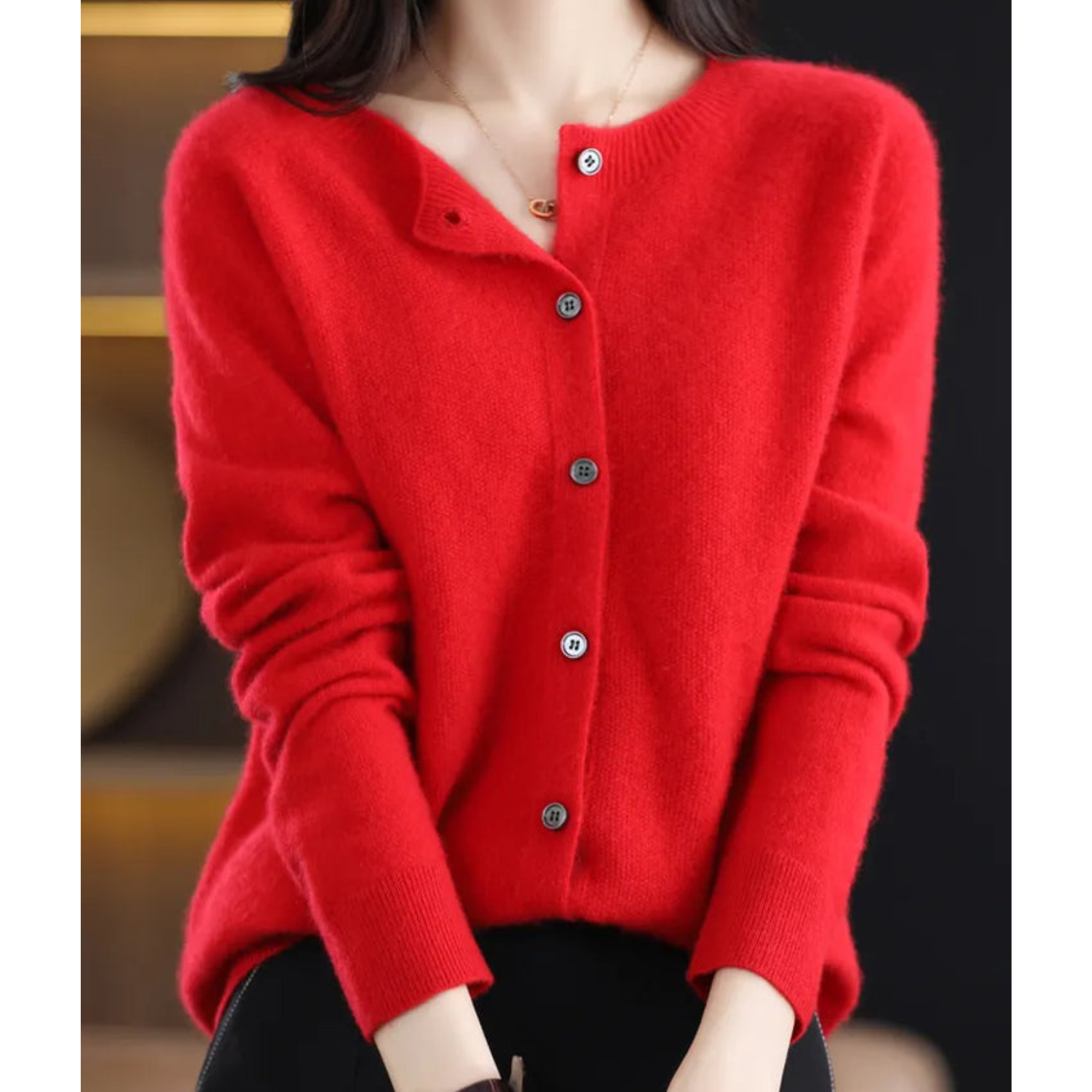 Anna - Pullover de Lã Elegante