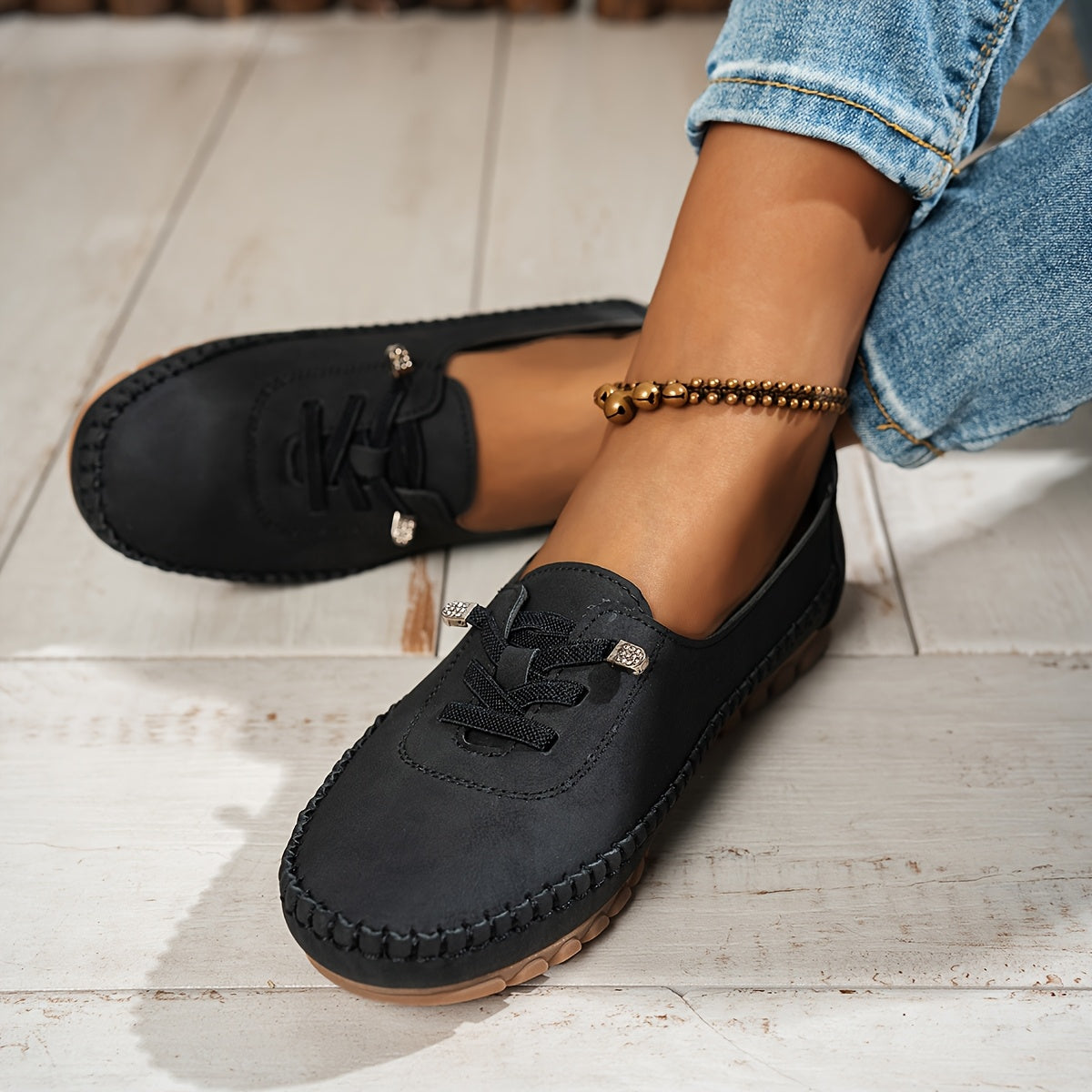 Orthelia™ – Mocassins macios com apoio abrangente para pés sensíveis