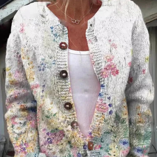 Amelie - Cardigan Floral Elegante