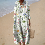 Vestido de Verão Estampado e Leve