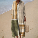 Vestido de Verão Fluido com Estampa