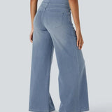 Ainsley - Jeans de Perna Larga Confortáveis