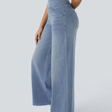 Ainsley - Jeans de Perna Larga Confortáveis