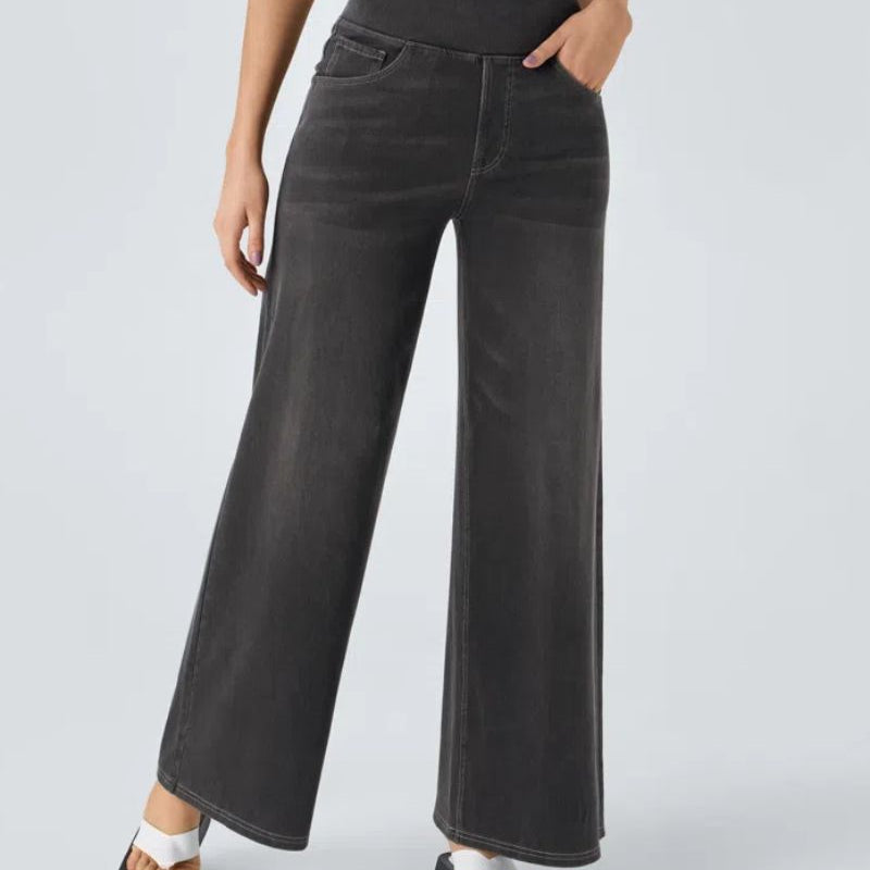 Ainsley - Jeans de Perna Larga Confortáveis