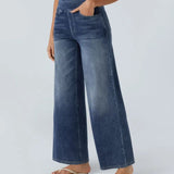 Ainsley - Jeans de Perna Larga Confortáveis
