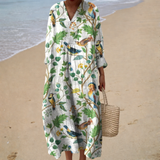 Vestido de Verão Fluído com Estampa