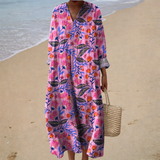 Vestido de Verão Fluído e Estampado
